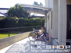 のサイクルポート・駐輪場 カーブポートシグマIII ミニ 積雪〜20cm対応 施工例