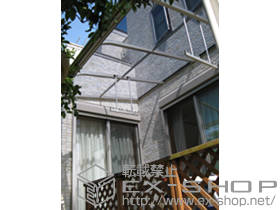 のテラス屋根 ヴェクターテラス R型 テラスタイプ 単体 積雪〜20cm対応 施工例