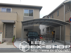 のカーポート プレシオスポート ワイド 積雪〜20cm対応 施工例