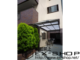 のサイクルポート・駐輪場 キューブポートプラス ミニ 積雪〜20cm対応 施工例