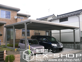 のカーポート テリオスポートII 1500 角柱仕様 積雪〜50cm対応 施工例