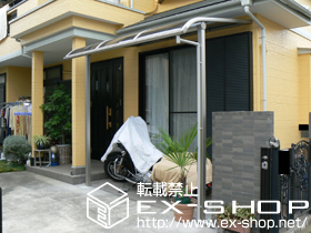 のテラス屋根 プレシオステラス R型 テラスタイプ 単体 積雪〜20cm対応 施工例