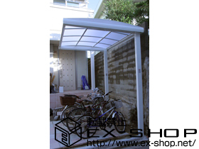 のサイクルポート・駐輪場 キューブポートプラス ミニ 積雪〜20cm対応 施工例