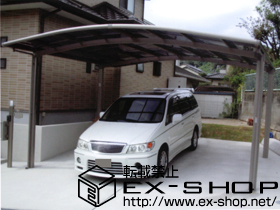 のカーポート カーブポートシグマIII ワイド 積雪〜20cm対応 施工例