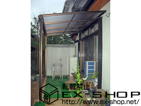 のテラス屋根 ヴェクターテラス F型 テラスタイプ 単体 積雪〜20cm対応 施工例