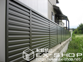 のフェンス・柵 プリレオR5型フェンス　フリーポールタイプ 施工例