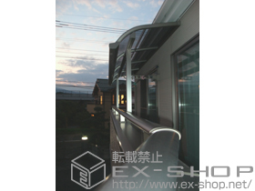 のバルコニー・ベランダ屋根 ライザーテラスII   R型 屋根タイプ 単体 積雪〜20cm対応 施工例