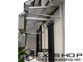 のテラス屋根 ヴェクターF型 ルーフタイプ 単体 積雪〜20cm対応 施工例