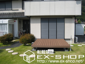 のウッドデッキ リウッドデッキII 標準 単体 施工例