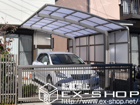 のカーゲート ワイドオーバードアR2型 手動式 施工例