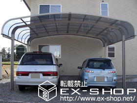 のカーポート テールポートシグマIII ワイド 積雪〜20cm対応 施工例