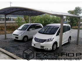 のカーポート カーブポートシグマ? ワイド 積雪〜20cm対応 施工例