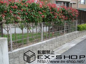 のフェンス・柵 FCS-61型フェンス 施工例