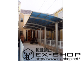 のカーポート プレシオスポート 縦連棟 積雪〜20cm対応 施工例