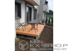 のウッドデッキ リウッドデッキII ワイド 単体 施工例