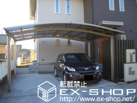 のカーポート カーブポートシグマIII   ワイド 積雪〜30ｃｍ対応 施工例