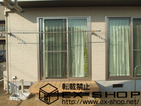 のウッドデッキ リウッドデッキII ワイド 単体 施工例