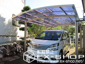 のカーポート カーブポートシグマIII   ワイド 積雪〜20cm対応 施工例