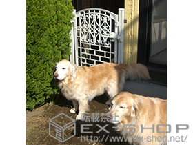 の門扉 フェスタH型 片開き［柱使用］ 施工例