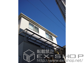 のバルコニー・ベランダ屋根 ヴェクターテラス F型 屋根タイプ 連棟 積雪〜20cm対応 施工例