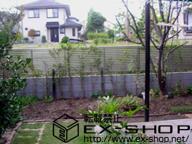 のフェンス・柵 シャレオR3型フェンス［フリーポールタイプ］ 施工例