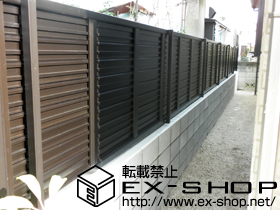 のフェンス・柵 エクスラインフェンス7型 施工例