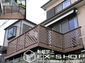 �_�ސ쌧���l�s�_�ސ���LIXIL ���N�V���i�g�X�e���j�̃E�b�h�f�b�L ���R�X�e�[�WII�{�f�b�L�t�F���X�ꎮ�{ �X�e�b�v1�i�~2�Z�b�g �{�H��