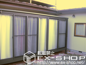 のテラス囲い・サンルーム ほせるんですII F型 床納まり 連棟 積雪〜20cm対応 施工例