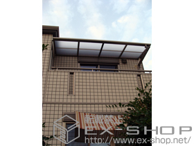 のバルコニー・ベランダ屋根 ライザーテラスII   Ｆ型 ルーフタイプ 単体 積雪〜20cm対応 施工例