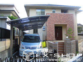 のカーポート カーブポートシグマIII  延長 積雪〜20cm対応 施工例