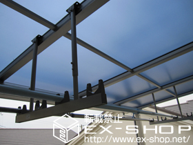 のバルコニー・ベランダ屋根 ヴェクターテラス F型 屋根タイプ 単体 積雪〜20cm対応 施工例