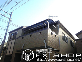 のバルコニー・ベランダ屋根 ライザーテラスII R型 単体 屋根タイプ 積雪〜20cm対応＋吊下げ式物干し 標準 2本入 施工例