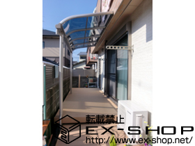 のバルコニー・ベランダ屋根 ヴェクター テラス屋根 R型 積雪〜20cm対応 施工例