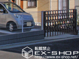 のカーゲート アルピタHG ノンレールタイプ 片開き 施工例