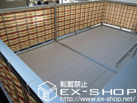 のバルコニー バルコニー BC-X型  縦格子 連棟 柱建て式 施工例