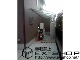 のテラス屋根 ヴェクター R型 単体 テラスタイプ 積雪〜20cm対応 施工例