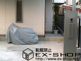 の機能門柱・ポスト シンプルモダン機能門柱2型 独立仕様 施工例