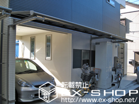 のバルコニー・ベランダ屋根 パワーアルファ F型 連棟 ルーフタイプ 積雪〜20cm対応 施工例