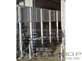 のフェンス・柵 エクスラインフェンス1型［3段支柱］ 施工例