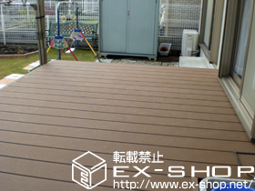 のウッドデッキ リウッドデッキII ワイド 施工例