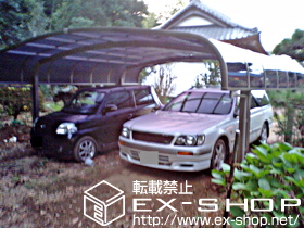 のカーポート テールポートシグマIII ワイド 施工例