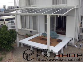 のカーポート カーブポートシグマ? 積雪〜20cm対応 施工例