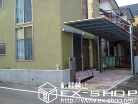 のカーポート マイポート ステン+アルミ 積雪〜20cm対応 施工例