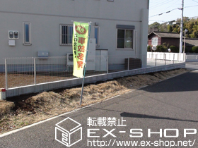 のフェンス・柵 スチールフェンスFCS-61型 T-80 施工例