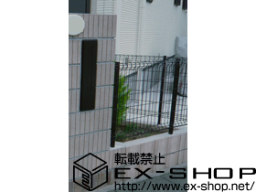 のフェンス・柵 ハイグリッドフェンスＮ8型　T-8 施工例