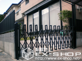 のカーゲート ニューエクジスXA型 片開き 施工例