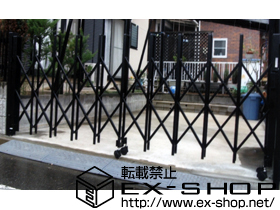 のカーゲート トリップゲート PA型 ノンレール 片開き 施工例