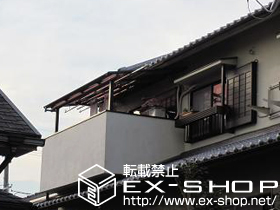 のバルコニー・ベランダ屋根 ヴェクター F型 単体 屋根タイプ 積雪〜20cm対応 施工例