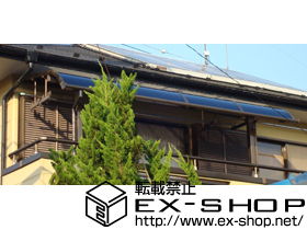 のバルコニー・ベランダ屋根 ライザーテラスII   R型 屋根タイプ 単体 積雪〜20cm対応 施工例