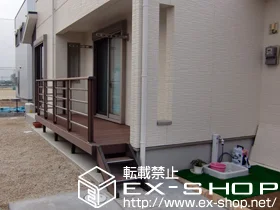 LIXIL ���N�V��(�g�X�e��)�̃E�b�h�f�b�L ���R�X�e�[�WII  �P�́{�f�b�L�t�F���X�{�X�e�b�v2�i �{�H��